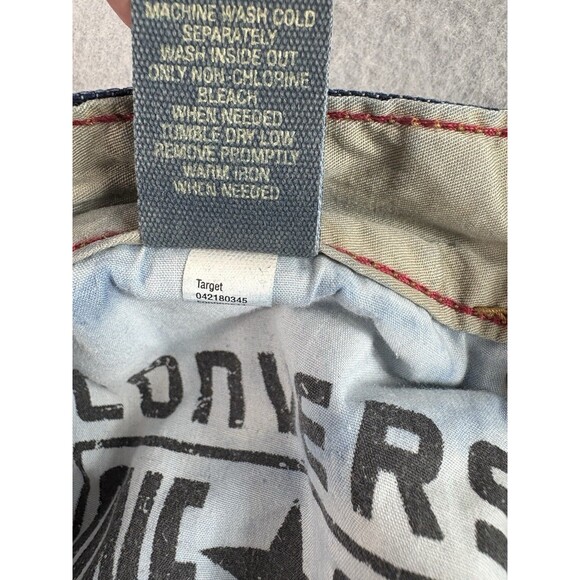 Converse Vintage Straight Jeans Mens 31x29 Blue One Star Premium Denim Tag 32x30 - Picture 12 of 15